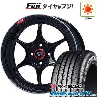 【新品国産車用5穴114.3】 夏タイヤ ホイール4本セット 215/60R17 ヨコハマ ブルーアース XT AE61 ENKEI エンケイ PerformanceLine PF06 7.5J 17インチ(送料無料)