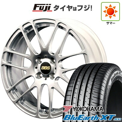 【新品国産車用5穴114.3】 夏タイヤ ホイール4本セット 215/55R17 ヨコハマ ブルーアース XT AE61 BBS JAPAN RE-L2 7J 17インチ(送料無料)|フジコーポレーション