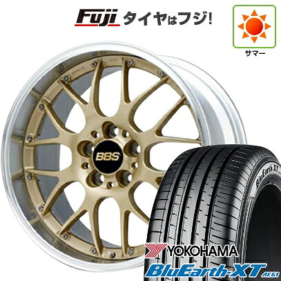 【新品国産車用5穴114.3】 夏タイヤ ホイール4本セット 215/55R17 ヨコハマ ブルーアース XT AE61 BBS JAPAN RS-GT 7J 17インチ(送料無料)