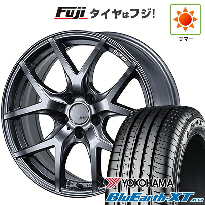 【新品】ライズ/ロッキー（ハイブリッド） 夏タイヤ ホイール4本セット 195/60R17 ヨコハマ ブルーアース XT AE61 SSR GT GTV03 グラファイトガンメタ【限定】 7J 17インチ(送料無料)｜フジコーポレーション