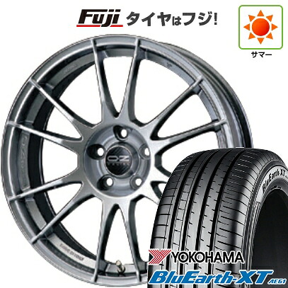 【新品国産車用5穴114.3】 夏タイヤ ホイール4本セット 225/50R18 ヨコハマ ブルーアース XT AE61 OZ ウルトラレッジェーラ 8J 18インチ(送料無料)｜フジコーポレーション
