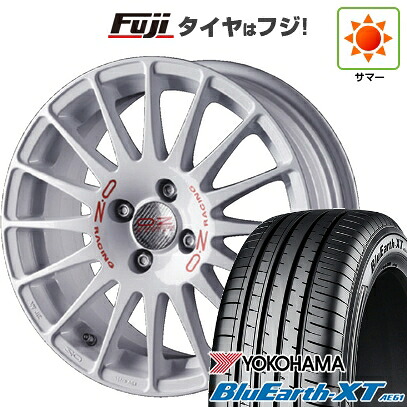 【新品国産車用5穴114.3】 夏タイヤ ホイール4本セット 205/55R17 ヨコハマ ブルーアース XT AE61 OZ スーパーツーリズモ WRC 7J 17インチ(送料無料)