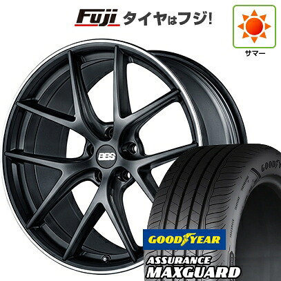 【新品国産車用5穴114.3】 夏タイヤ ホイール4本セット 225/45R19 グッドイヤー アシュアランス マックスガード(限定) BBS GERMANY CI-R サテンブラック 8.5J 19インチ(送料無料) 187,300円