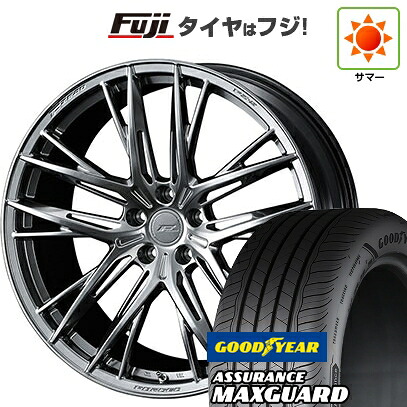 【新品国産車用5穴114.3】 夏タイヤ ホイール4本セット 225/45R19 グッドイヤー アシュアランス マックスガード(限定) WEDS ウェッズ F-ZERO FZ-5 8.5J 19インチ(送料無料)