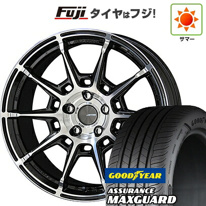 【新品国産車用5穴114.3】 夏タイヤ ホイール4本セット 225/45R19 グッドイヤー アシュアランス マックスガード(限定) 共豊 ガレルナ レフィーノ 8J 19インチ(送料無料)