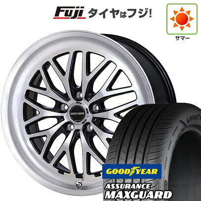 【新品国産車用5穴114.3】 夏タイヤ ホイール4本セット 225/45R19 グッドイヤー アシュアランス マックスガード(限定) モンツァ ジェクシス GM210 7J 19インチ(送料無料)
