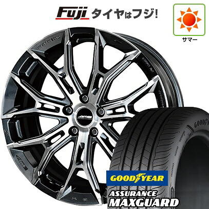 【新品国産車用5穴114.3】 夏タイヤ ホイール4本セット 225/45R19 グッドイヤー アシュアランス マックスガード(限定) 共豊 ガレルナ フィヌラ 7J 19インチ(送料無料)