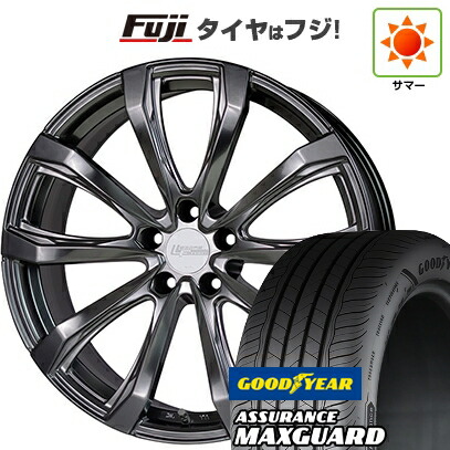 【新品国産車用5穴114.3】 夏タイヤ ホイール4本セット 225/45R19 グッドイヤー アシュアランス マックスガード(限定) ホットスタッフ シュティッヒ レグザスフォージド FS-01 トヨタ･レクサス用 8J 19インチ(送料無料)
