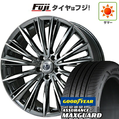 【新品国産車用5穴114.3】 夏タイヤ ホイール4本セット 225/45R19 グッドイヤー アシュアランス マックスガード(限定) RAYS レイズ ベルサス ストラテジーア ヴォウジェ 8J 19インチ(送料無料)