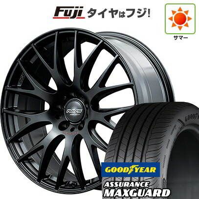 【新品国産車用5穴114.3】 夏タイヤ ホイール4本セット 225/45R19 グッドイヤー アシュアランス マックスガード(限定) RAYS レイズ ホムラ 2X9Plus SPORT EDITION 7.5J 19インチ(送料無料)