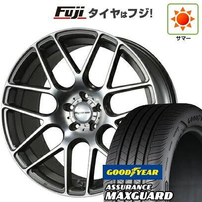 【新品国産車用5穴114.3】 夏タイヤ ホイール4本セット 225/45R19 グッドイヤー アシュアランス マックスガード(限定) MLJ ハイペリオン CVM 8.5J 19インチ(送料無料)