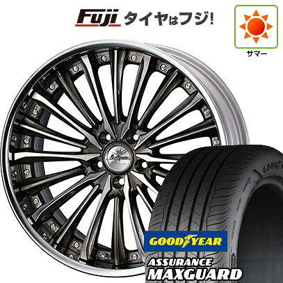 【新品国産車用5穴114.3】 夏タイヤ ホイール4本セット 225/45R19 グッドイヤー アシュアランス マックスガード(限定) WEDS ウェッズ クレンツェ ヴィルハーム 8J 19インチ(送料無料)