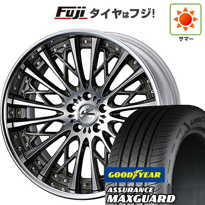 【新品国産車用5穴114.3】 夏タイヤ ホイール4本セット 225/45R19 グッドイヤー アシュアランス マックスガード(限定) WEDS ウェッズ クレンツェ シュリット 8J 19インチ(送料無料)