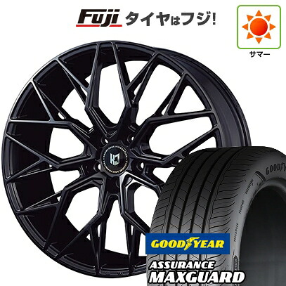 【新品国産車用5穴114.3】 夏タイヤ ホイール4本セット 225/45R19 グッドイヤー アシュアランス マックスガード(限定) コーセイ レヴゲイン LM51X 8.5J 19インチ(送料無料)