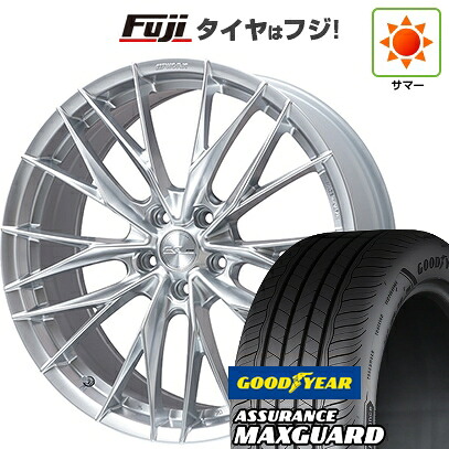 【新品国産車用5穴114.3】 夏タイヤ ホイール4本セット 225/45R19 グッドイヤー アシュアランス マックスガード(限定) WORK ワーク シュヴァート ブルネン LX 8J 19インチ(送料無料)