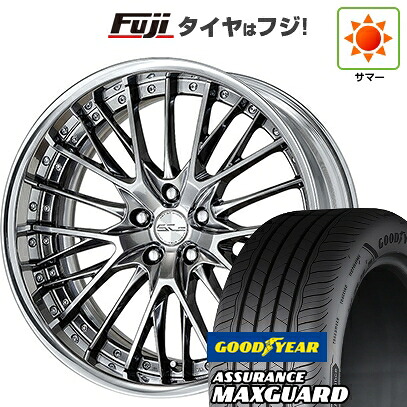 【新品国産車用5穴114.3】 夏タイヤ ホイール4本セット 225/45R19 グッドイヤー アシュアランス マックスガード(限定) WORK ワーク シュヴァート SG2 8J 19インチ(送料無料)