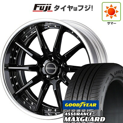 【新品国産車用5穴114.3】 夏タイヤ ホイール4本セット 225/45R19 グッドイヤー アシュアランス マックスガード(限定) WEDS ウェッズ マーベリック 1410S 8J 19インチ(送料無料)