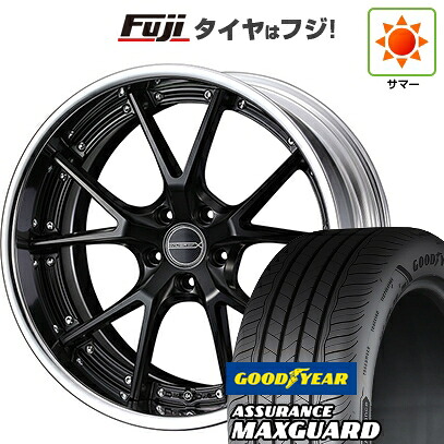 【新品国産車用5穴114.3】 夏タイヤ ホイール4本セット 225/45R19 グッドイヤー アシュアランス マックスガード(限定) WEDS ウェッズ マーベリック 905S 7.5J 19インチ(送料無料)