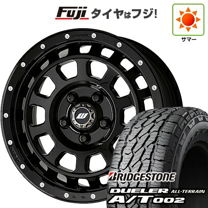 【新品】デリカD5 夏タイヤ ホイール4本セット 215/70R16 ブリヂストン デューラー A/T002 OWL/RBL WORK ワーク クラッグ ティーグラビック MC+ 7J 16インチ(送料無料)｜フジコーポレーション