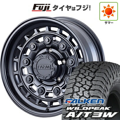 【新品】デリカD5 夏タイヤ ホイール4本セット 235/70R16 ファルケン ワイルドピーク A/T3W モーターファーム ローグナイン 7J 16インチ(送料無料)