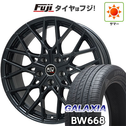 【新品国産車用5穴114.3】 夏タイヤ ホイール4本セット 225/55R19 ギャラクシア BW668(限定) MSW by OZ Racing MSW 74(グロスブラック) 8J 19インチ(送料無料) 82,005円