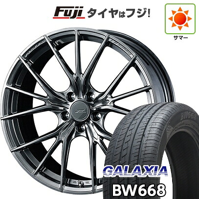【新品国産車用5穴114.3】 夏タイヤ ホイール4本セット 235/55R19 ギャラクシア BW668(限定) WEDS ウェッズ F-ZERO FZ-1 8J 19インチ(送料無料)