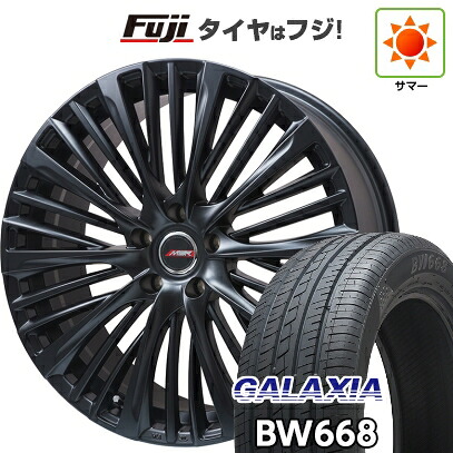 【新品国産車用5穴114.3】 夏タイヤ ホイール4本セット 225/55R19 ギャラクシア BW668(限定) プレミックス MER-X(平座ナット) 6.5J 19インチ(送料無料)