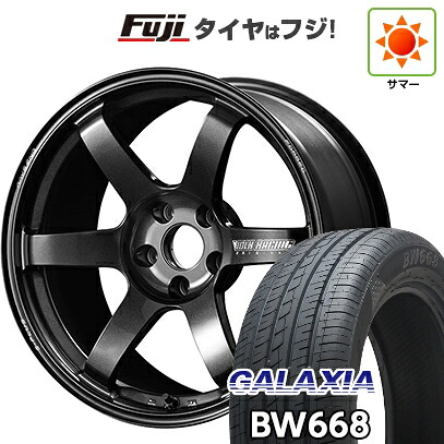【新品国産車用5穴114.3】 夏タイヤ ホイール4本セット 235/55R19 ギャラクシア BW668(限定) RAYS レイズ ボルクレーシング TE37 サーガ S-plus 8.5J 19インチ(送料無料)