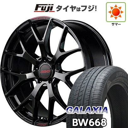 【新品国産車用5穴114.3】 夏タイヤ ホイール4本セット 235/55R19 ギャラクシア BW668(限定) RAYS レイズ ホムラ 2X7FT SPEC-M 7J 19インチ(送料無料)