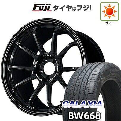 【新品国産車用5穴114.3】 夏タイヤ ホイール4本セット 235/55R19 ギャラクシア BW668(限定) ヨコハマ アドバンレーシング RZ-DF2 8.5J 19インチ(送料無料)