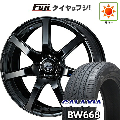 【新品国産車用5穴114.3】 夏タイヤ ホイール4本セット 235/55R19 ギャラクシア BW668(限定) WEDS ウェッズ レオニス NAVIA 07 8J 19インチ(送料無料)