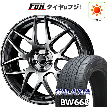 【新品国産車用5穴114.3】 夏タイヤ ホイール4本セット 225/55R19 ギャラクシア BW668(限定) WEDS ウェッズスポーツ SA-27R 8J 19インチ(送料無料)