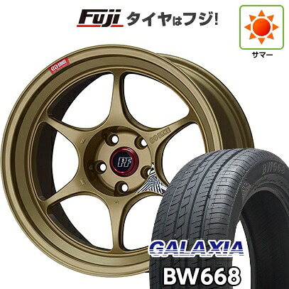 【新品国産車用5穴114.3】 夏タイヤ ホイール4本セット 235/55R19 ギャラクシア BW668(限定) ENKEI エンケイ PerformanceLine PF06 ゴールド 8J 19インチ(送料無料) 122,350円