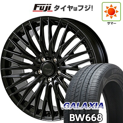 【新品国産車用5穴114.3】 夏タイヤ ホイール4本セット 225/55R19 ギャラクシア BW668(限定) モンツァ ワーウィック クライヴァー 8J 19インチ(送料無料)