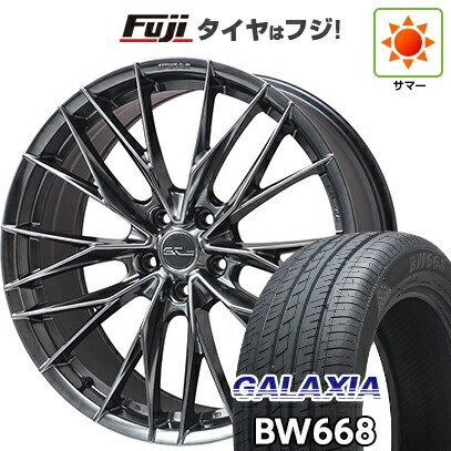 【新品国産車用5穴114.3】 夏タイヤ ホイール4本セット 225/55R19 ギャラクシア BW668(限定) WORK ワーク シュヴァート ブルネン LX 8J 19インチ(送料無料)