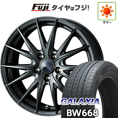 【新品国産車用5穴114.3】 夏タイヤ ホイール4本セット 235/55R19 ギャラクシア BW668(限定) WEDS ウェッズ ヴェルバ スポルトII 7.5J 19インチ(送料無料)