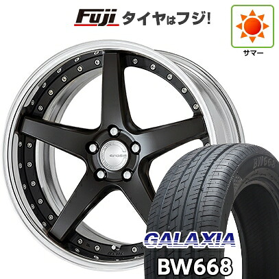 【新品国産車用5穴114.3】 夏タイヤ ホイール4本セット 225/55R19 ギャラクシア BW668(限定) WORK ワーク グノーシスCV CVF 7.5J 19インチ(送料無料)