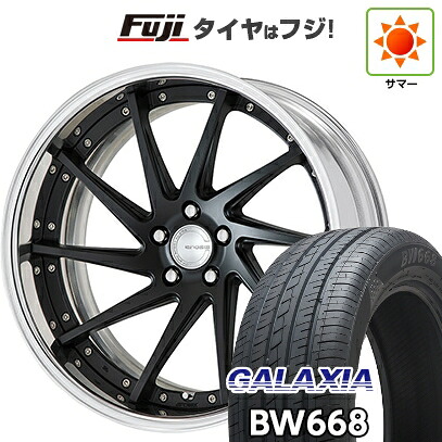 【新品国産車用5穴114.3】 夏タイヤ ホイール4本セット 235/55R19 ギャラクシア BW668(限定) WORK ワーク グノーシスCV CVS 8J 19インチ(送料無料)