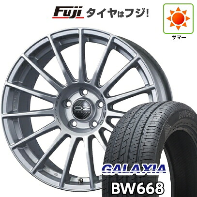 【新品国産車用5穴114.3】 夏タイヤ ホイール4本セット 235/55R19 ギャラクシア BW668(限定) OZ スーパーツーリズモ LM 8.5J 19インチ(送料無料)