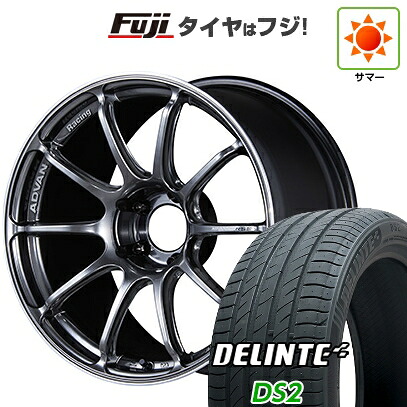 【新品国産車用5穴100】 夏タイヤ ホイール4本セット 245/45R19 デリンテ DS2(限定) ヨコハマ アドバンレーシング RSIII 8J 19インチ(送料無料)