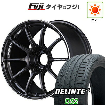 【新品国産車用5穴114.3】 夏タイヤ ホイール4本セット 245/45R19 デリンテ DS2(限定) ヨコハマ アドバンレーシング RSIII 9J 19インチ(送料無料)