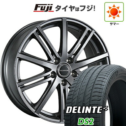 【新品国産車用5穴100】 夏タイヤ ホイール4本セット 215/45R17 デリンテ DS2(限定) ブリヂストン バルミナ BR10 7J 17インチ(送料無料)