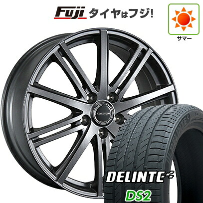 【新品国産車用5穴114.3】 夏タイヤ ホイール4本セット 215/50R18 デリンテ DS2(限定) ブリヂストン バルミナ BR10 7.5J 18インチ(送料無料)
