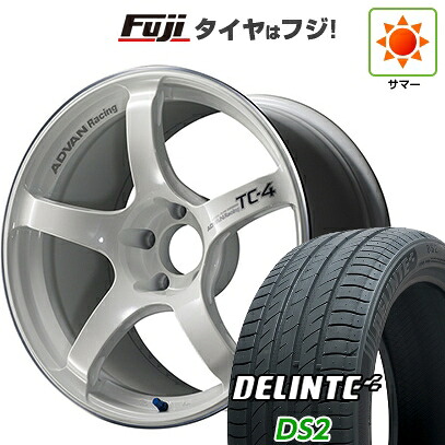 【新品国産車用5穴100】 夏タイヤ ホイール4本セット 205/50R17 デリンテ DS2(限定) ヨコハマ アドバンレーシング TC-4 7.5J 17インチ(送料無料)｜フジコーポレーション
