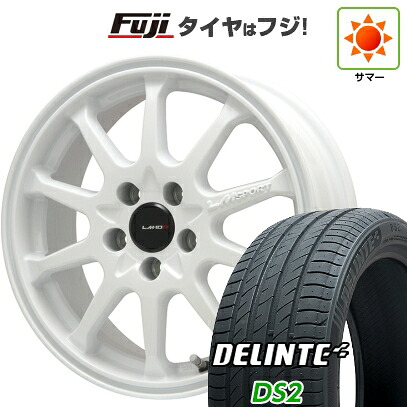 【新品】セレナ 夏タイヤ ホイール4本セット 195/65R15 デリンテ DS2(限定) レアマイスター LMスポーツ LM-10R(ホワイト) 6J 15インチ(送料無料)