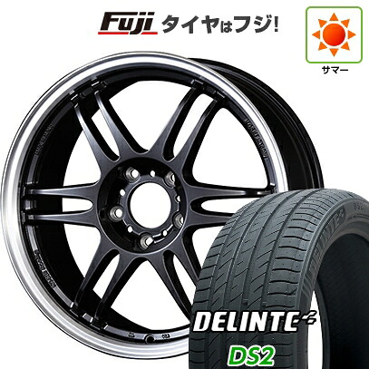 【新品国産車用5穴100】 夏タイヤ ホイール4本セット 215/45R17 デリンテ DS2(限定) コーセイ K-1レーシング レヴ 7J 17インチ(送料無料)｜フジコーポレーション