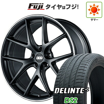 【新品国産車用5穴114.3】 夏タイヤ ホイール4本セット 245/45R19 デリンテ DS2(限定) BBS GERMANY CI-R サテンブラック 8.5J 19インチ(送料無料)