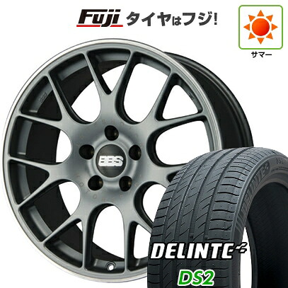 【新品国産車用5穴114.3】 夏タイヤ ホイール4本セット 225/45R19 デリンテ DS2(限定) BBS GERMANY CH-R サテンチタニウム 8J 19インチ(送料無料)