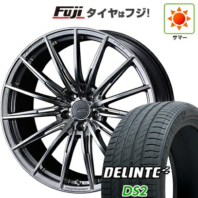 【新品国産車用5穴114.3】 夏タイヤ ホイール4本セット 245/35R21 デリンテ DS2(限定) WEDS ウェッズ F-ZERO FZ-4 9J 21インチ(送料無料)