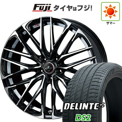 【新品国産車用5穴114.3】 夏タイヤ ホイール4本セット 245/45R19 デリンテ DS2(限定) WEDS ウェッズ レオニス SK 8J 19インチ(送料無料)